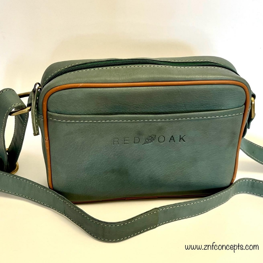 Leather Camera bag, small pouch